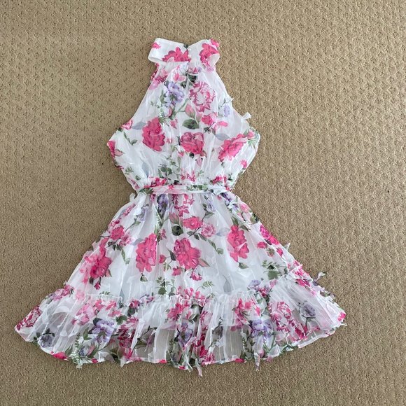 2/$16 SHEIN Floral Halter Dress - Size S (NWOT) - Picture 4 of 4